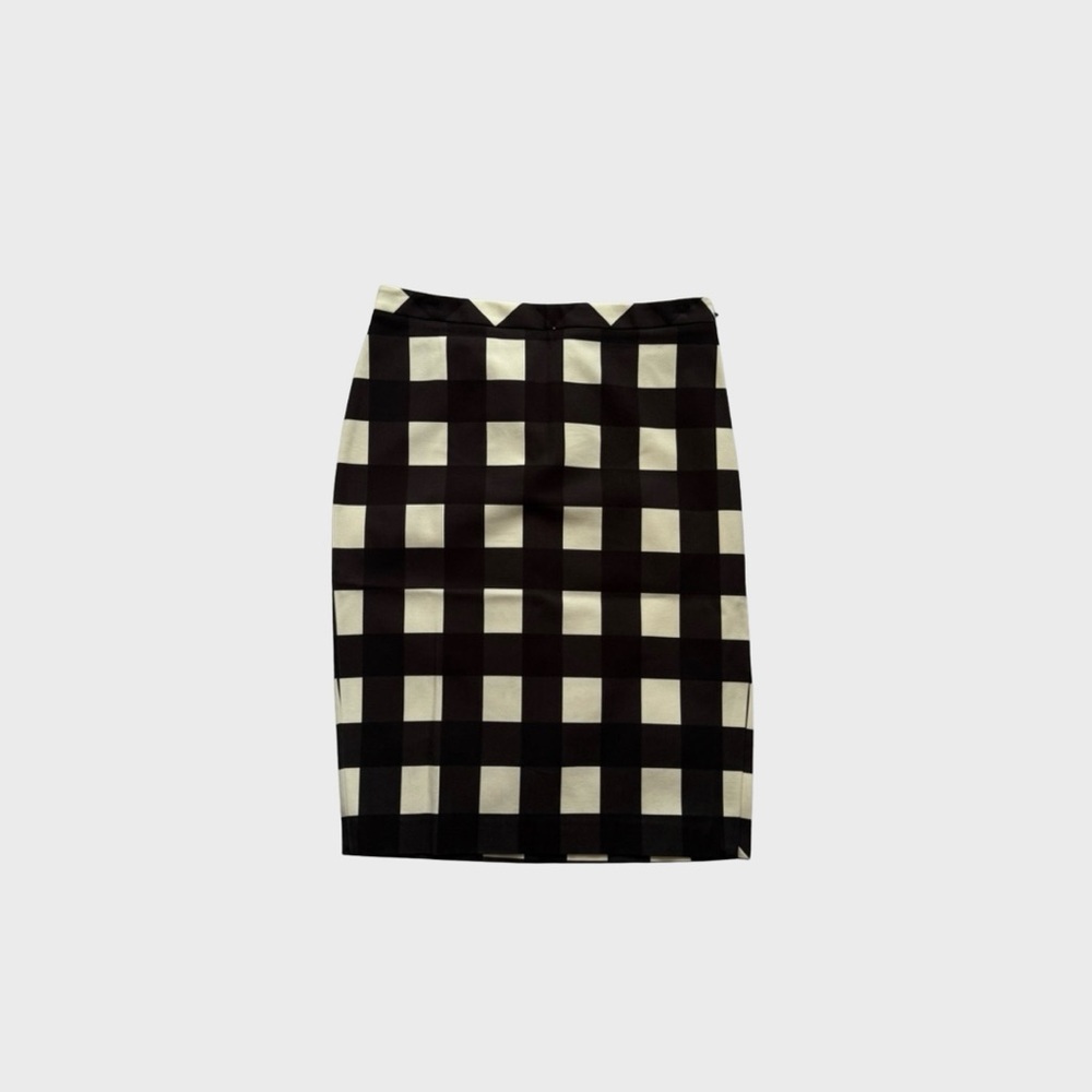 Banana Republic Gingham Pencil Skirt